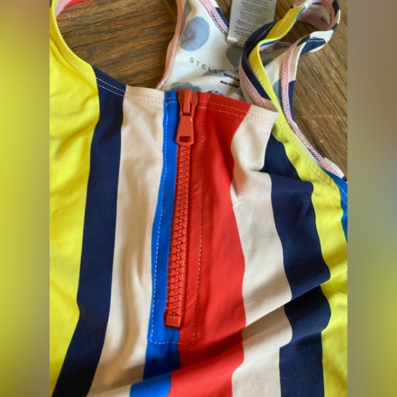 Stella McCartney girls swimsuit with zip details in size 8 - Picture 3 of 7